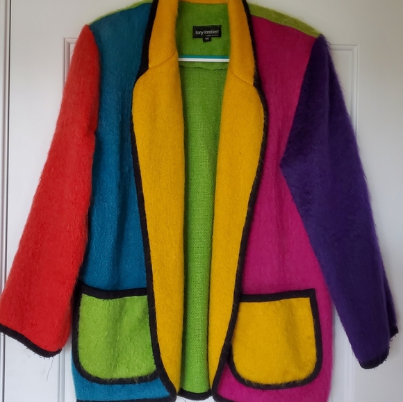 Tony Lambert Jackets & Blazers - Tony Lambert Mohair Sweater Jacket. Made in USA. Perfect Condition!